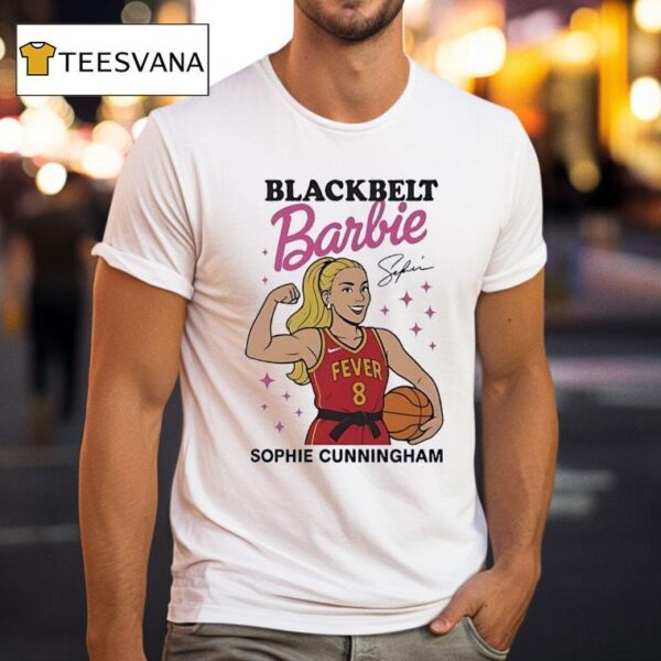 Blackbelt Barbie Sophie Cunningham Indiana Fever T Shirt