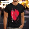 Blue October Splatter Hear T Shirt