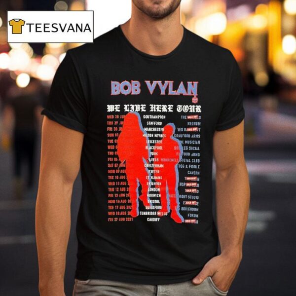 Bob Vylan We Live Here Tour Dates T Shirt