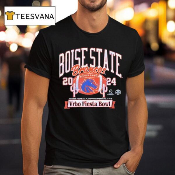 Boise State Broncos Cfp Vrbo Fiesta Bowl Boise State Cactus T Shirt