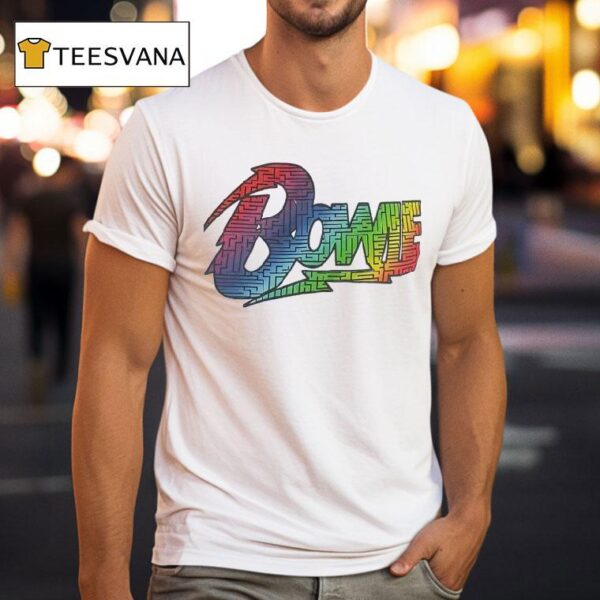 Bowie Rainbow T Shirt