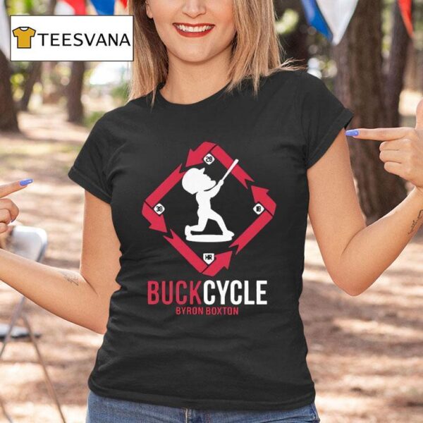 Buckcycle Byron Buxton Minnesota Twins Baseball T Shirt