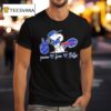 Buffalo Bills Peanuts Peace Love Bills T Shirt