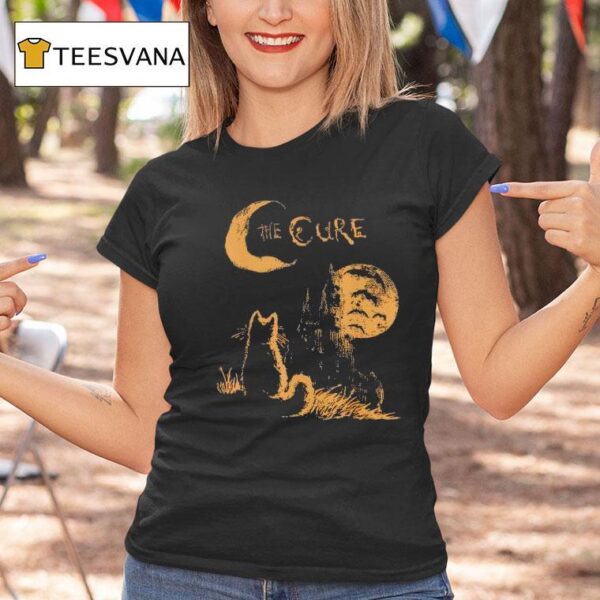 Cat Moon The Cure Cat Lover T Shirt