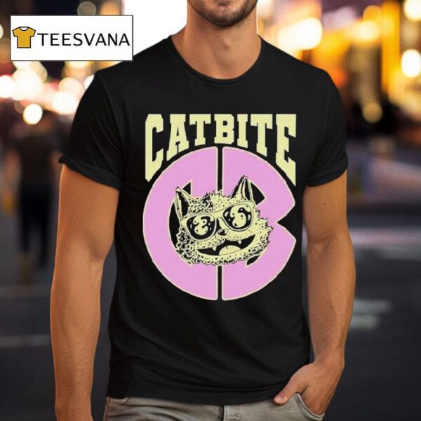 Catbite Cat Biscuits T Shirt