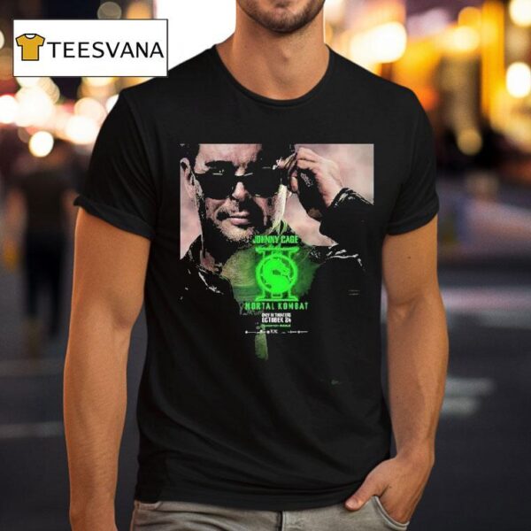 Character For Mortal Kombat Karl Urban As Johnny Cage Only In Theaters October T Shirt