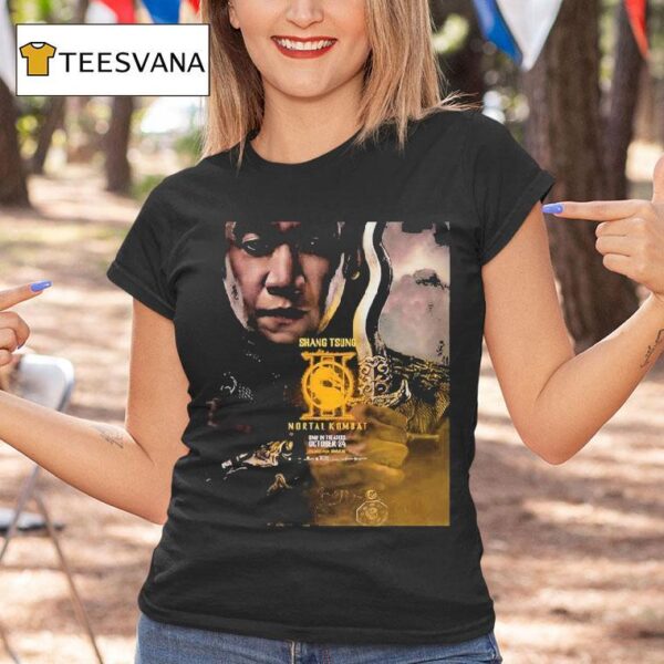 Character For Mortal Kombat Only In Theaters October Chin Han As Shang Tsung T Shirt