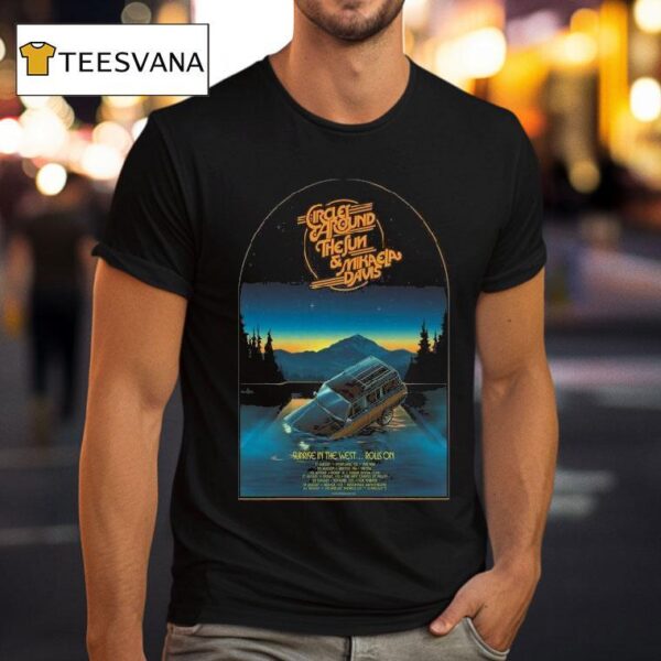 Circles Around The Sun And Mikaela Davis Uk Eu Tour T Shirt