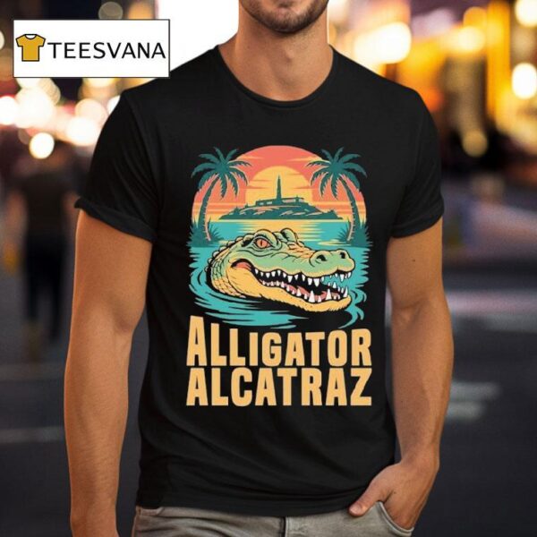 Clown World Alligator Alcatraz Crocodile T Shirt