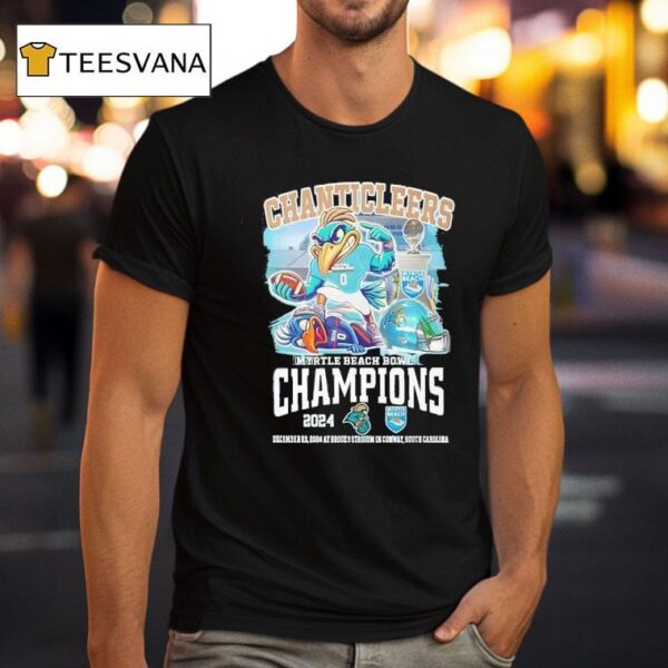 Coastal Carolina Chanticleers Honor Myrtle Beach Bowl Champs T Shirt