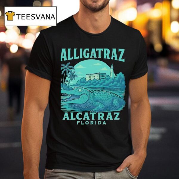Crocodile Alligatraz Alcatraz Florida T Shirt