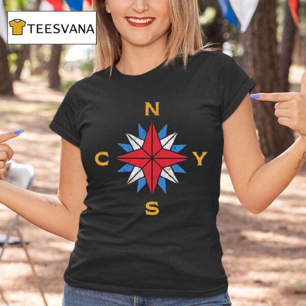 Crosby Stills Nash Young Compass T Shirt