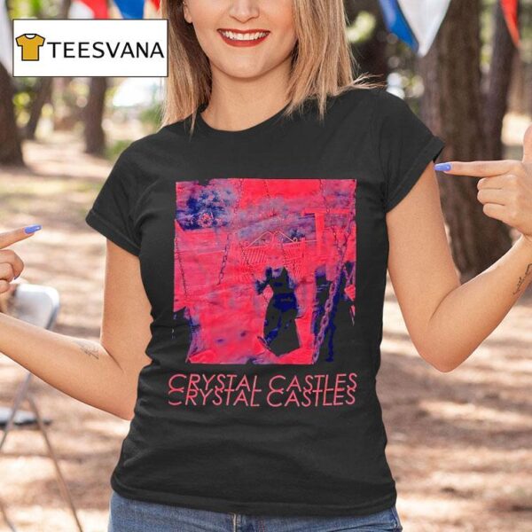 Crystal Castles Retro T Shirt