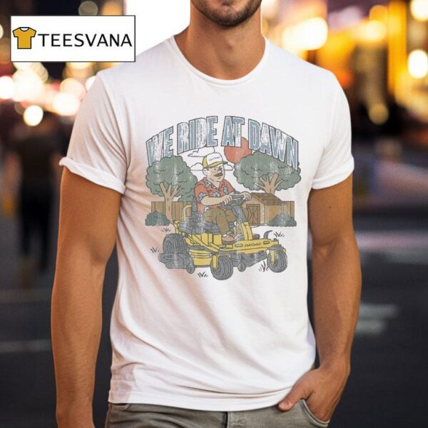Cub Cadet X Middle Class Fancy We Ride At Dawn Driver T Shirt
