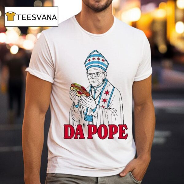 Da Pope Hot Dog Chicago T Shirt