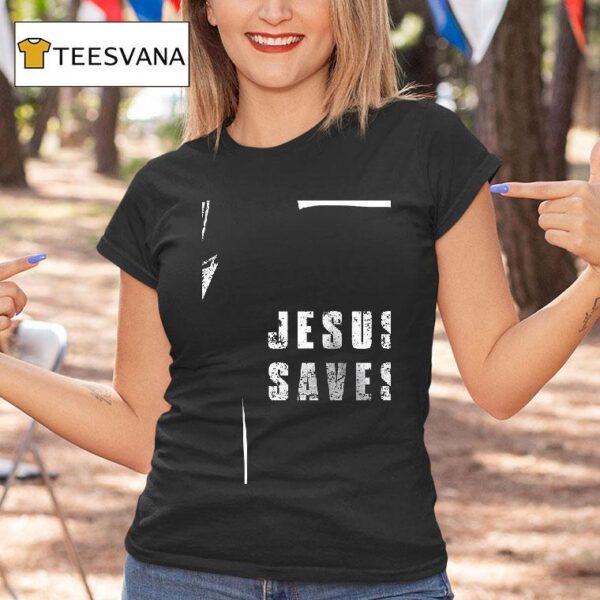 Dallas Mavericks Jesus Saves T Shirt