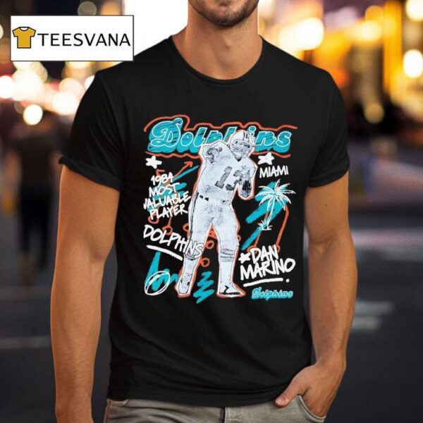 Dan Marino Miami Dolphins Most Valuable Player Vintage T Shirt