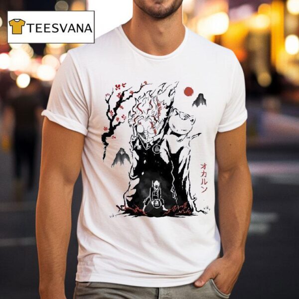 Dandadan In Japanese Sumi E Style T Shirt