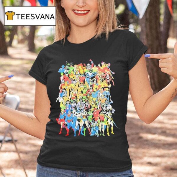 Dc Comics Super Power Characters T Shirt