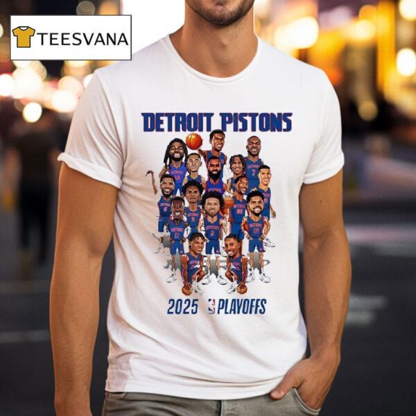 Detroit Pistons Basketball Nba Playoffs T Shirt