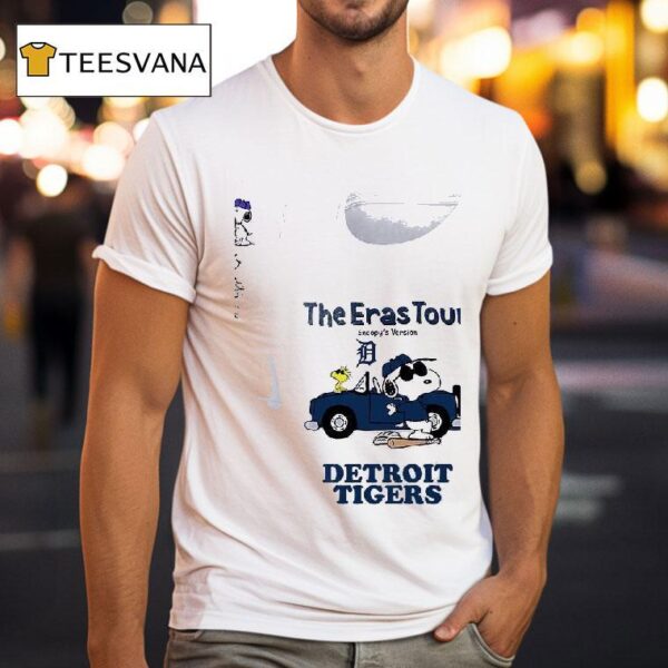 Detroit Tigers The Eras Tour Snoopy Version T Shirt