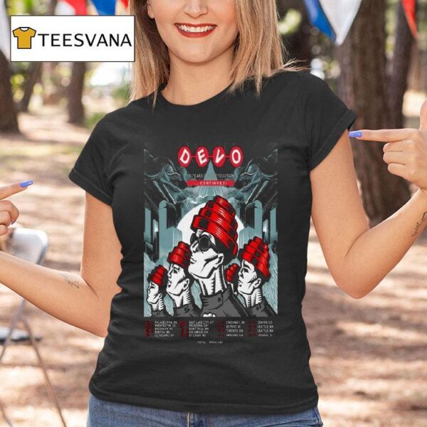 Devo Years Of De Evolution Continued Tour Dates T Shirt