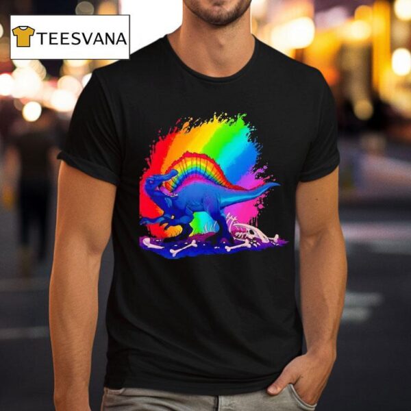 Dinosaur Bobby Rainbows The Spinosaurus T Shirt