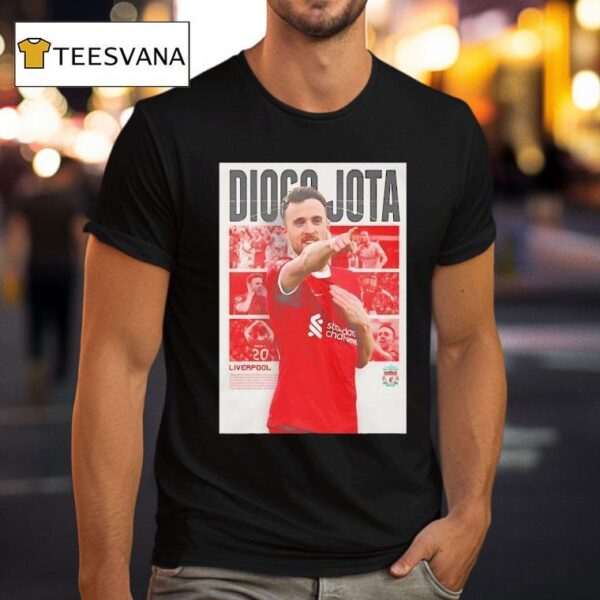 Diogo Jota Liverpool Fc Rip T Shirt