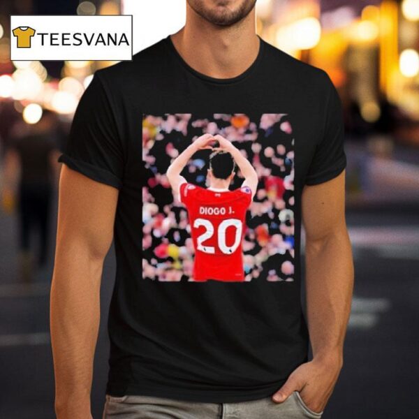 Diogo Jota Rip Heart Hands T Shirt