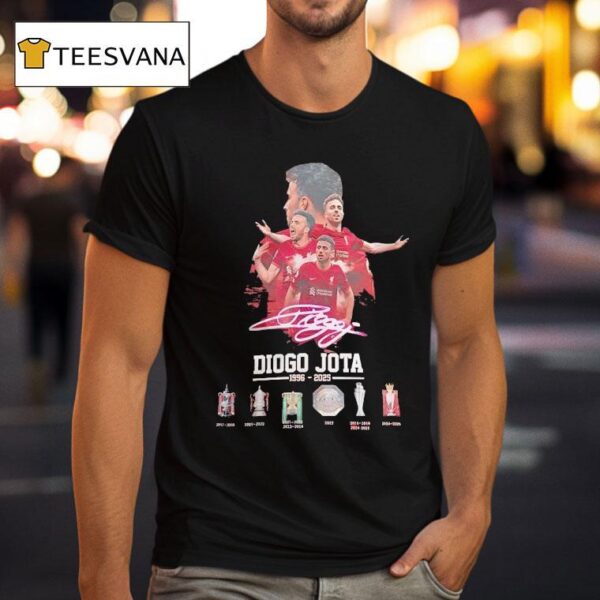 Diogo Jota Thank You For The Memories Signature T Shirt