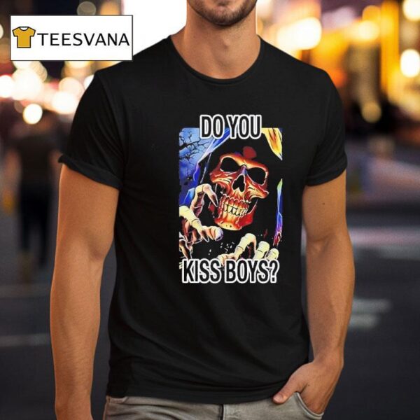 Do You Kiss Boys Rainbow Reaper T Shirt