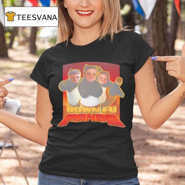 Down Fu Panda T Shirt