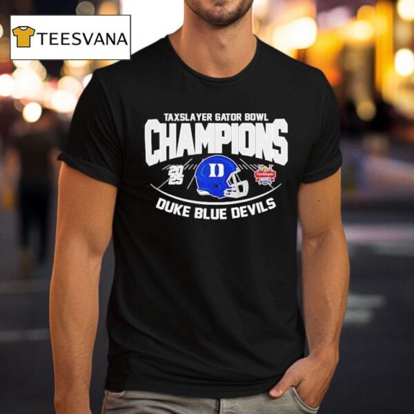 Duke Blue Devils Football Taxslayer Gator Bowl Bound Champions T Shirt