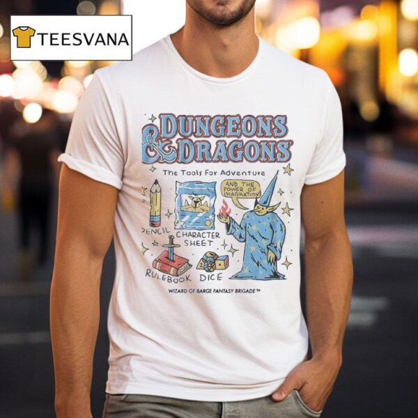 Dungeons And Dragons The Tools For Adventure T Shirt