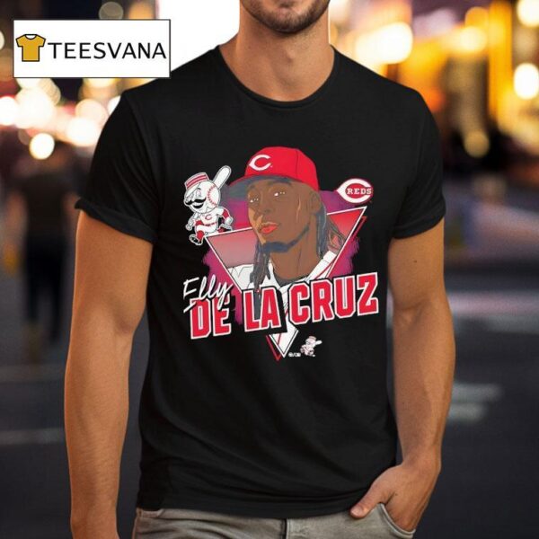 Elly De La Cruz Cincinnati Reds Baseball Face T Shirt