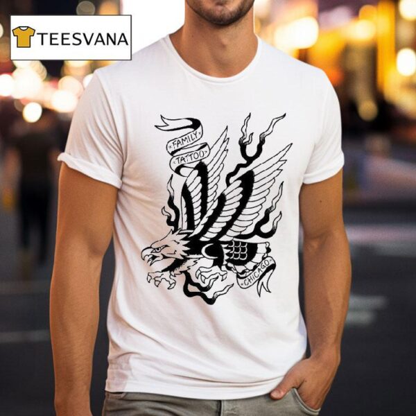 Family Tattoo Chicago Eagle T Shirt