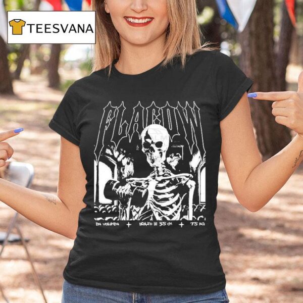 Flacow En Volomen Brazo De Cm Kg Skeleton T Shirt