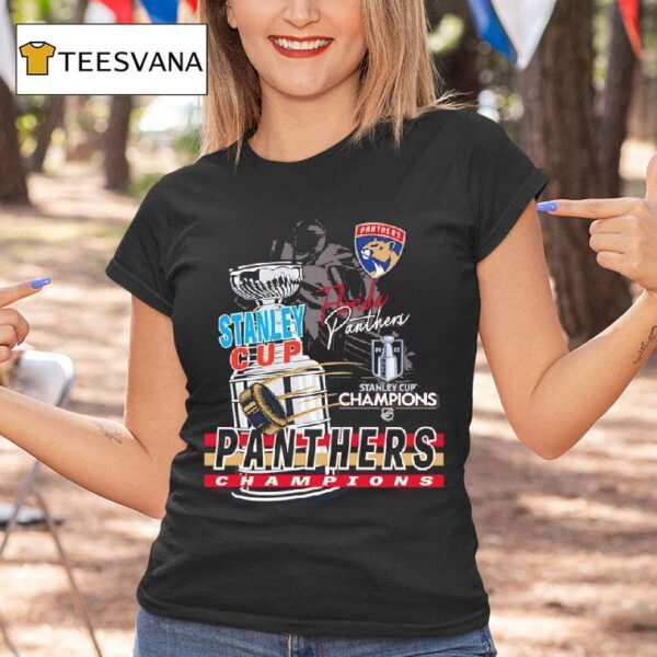 Florida Panthers Stanley Cup Champions Raise The Cup T Shirt