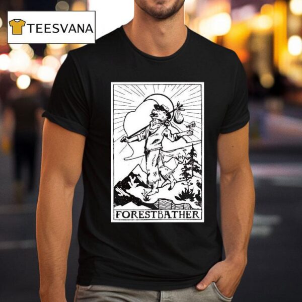 Forest Bather Card T Shirt