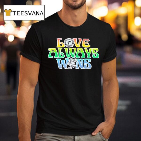 Fredericksburg Nationals Love Always Wins T Shirt