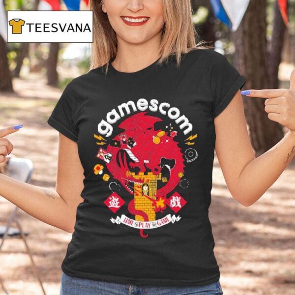 Gamescom Time To Play The Game Epic Adventure T Shirt