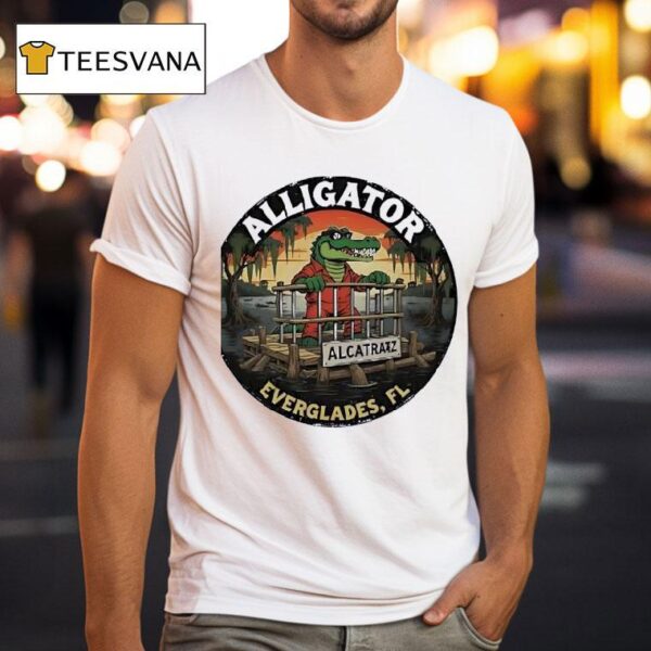 Gator Prison Alligator Alcatraz Everglades Fl T Shirt