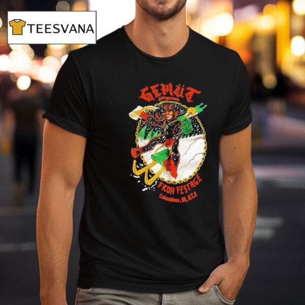 Gemut Biergarten Froh Festage Christmas T Shirt