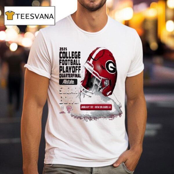 Georgia Bulldogs College Football Playoff Allstate Sugar Bowl January St New Orleans La Ncaa Bowl Games T Shirt