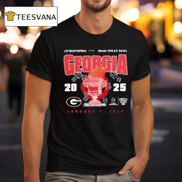 Georgia Bulldogs Sugar Bowl Playoff Scrum T Shirt