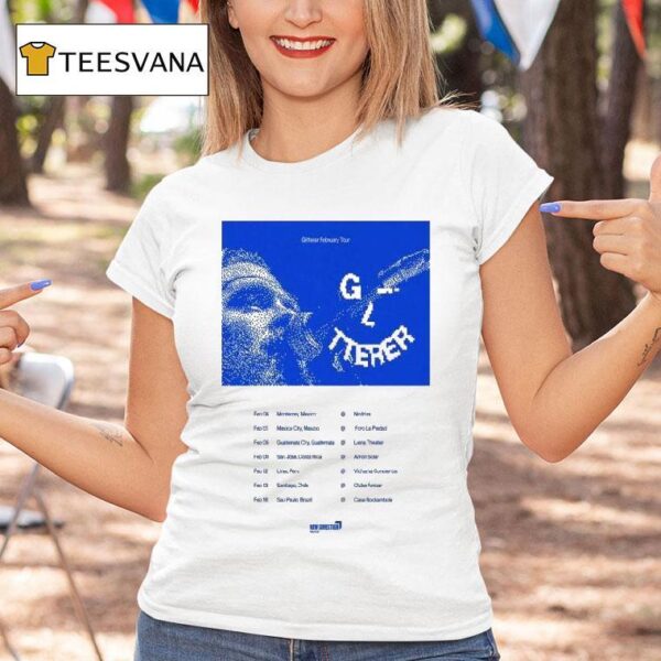 Glitterer Latin America February Tour T Shirt