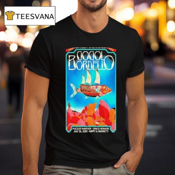 Gogol Bordello Puzzled Panther July T Shirt