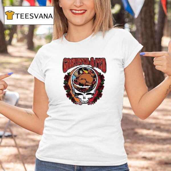 Grateful And Fed Grateful Dead Logo T Shirt