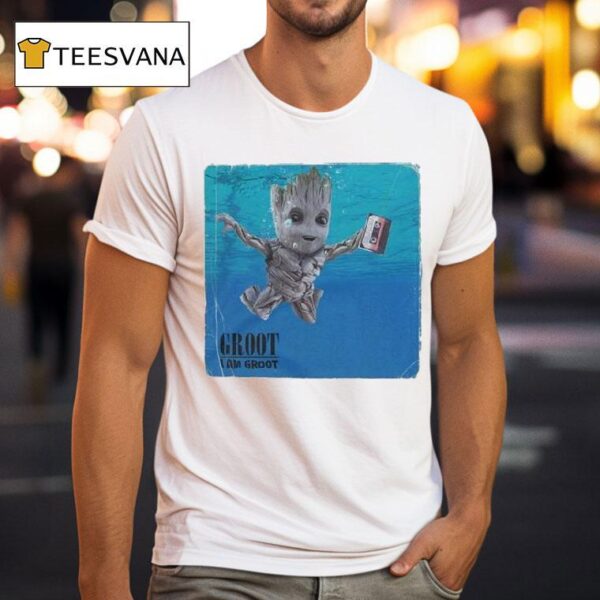 Groot Baby Nirvana Nevermind Grunge Roots I Am Groo T Shirt