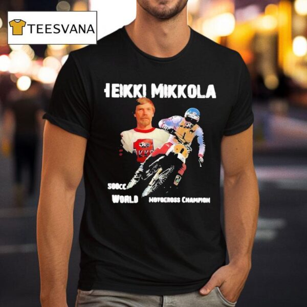 Heikki Mikkola Cc World Motocross Champion T Shirt